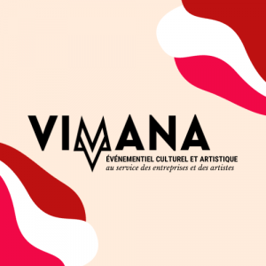 VIMANA PARIS Logo (5) Long log with text and decoration and font